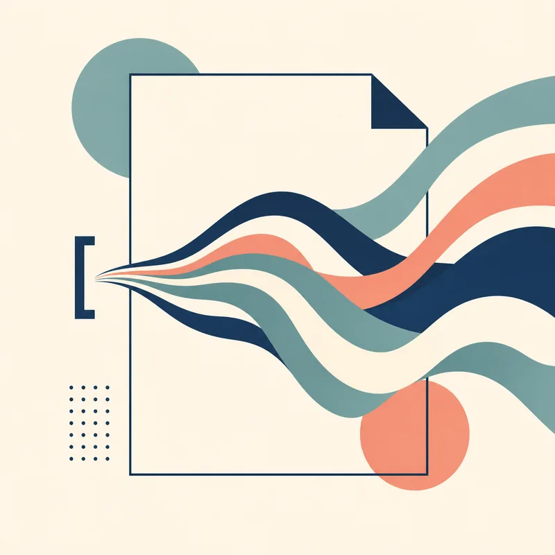 Screen reader sound-wave illustration.