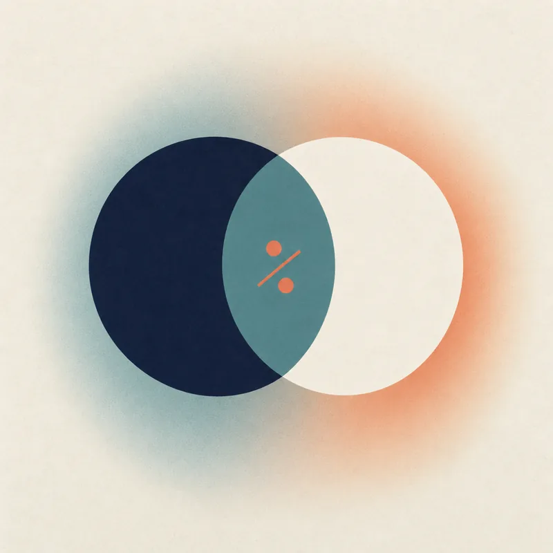 Colour contrast ratio illustration.