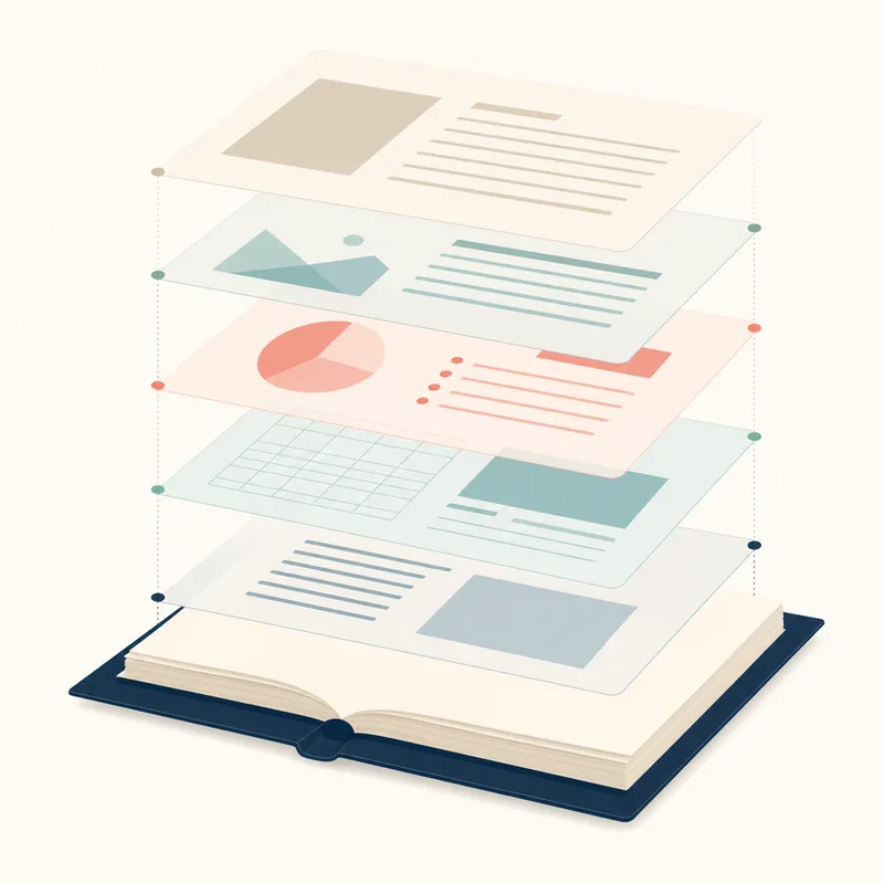 PDF semantic layer structure illustration.